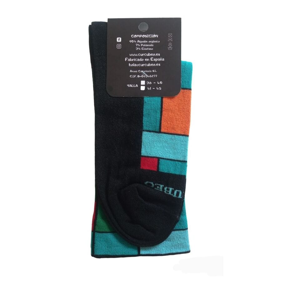 Mondrian aqua • Curcubeo Mondrian aqua - Imagen 3