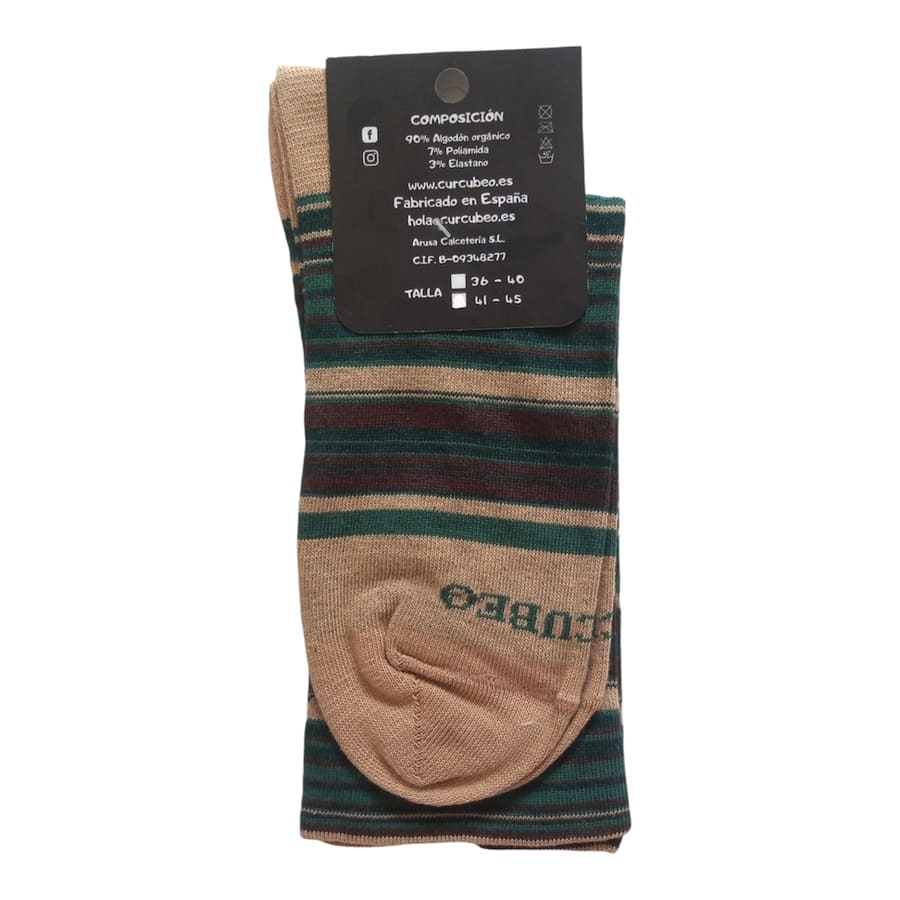 Raya fina beige • Curcubeo Raya fina beige