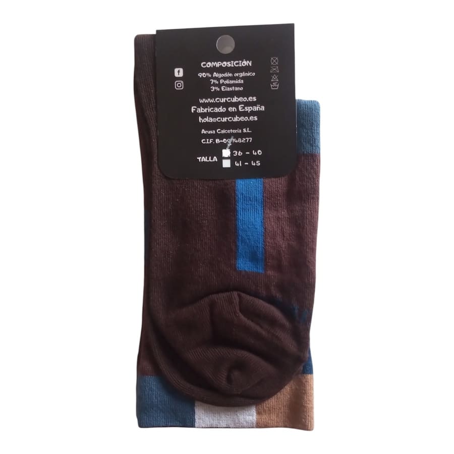 Raya vertical marrón • Curcubeo Raya vertical marron
